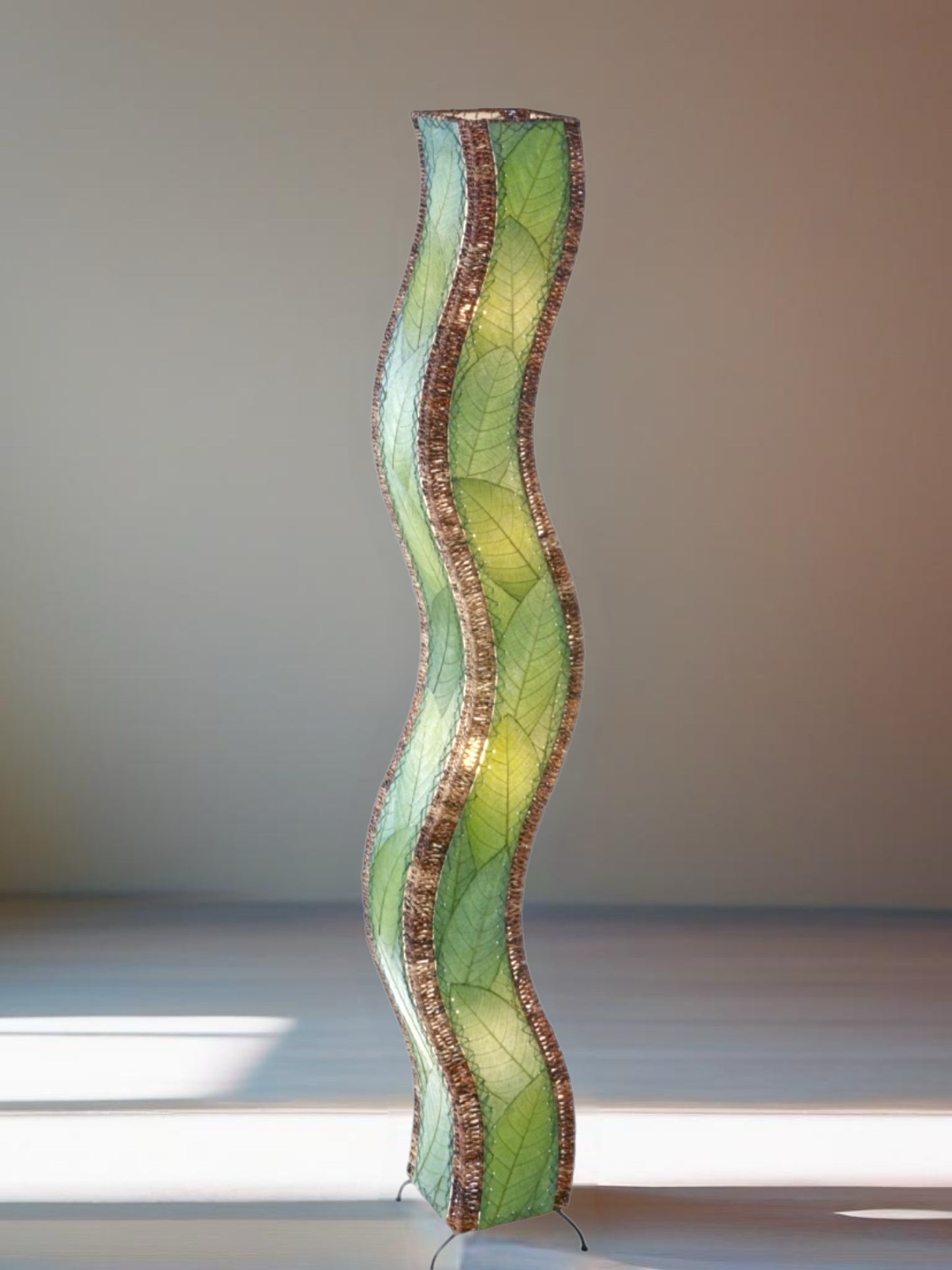 Wave Giant Floor Lamp - Handmade