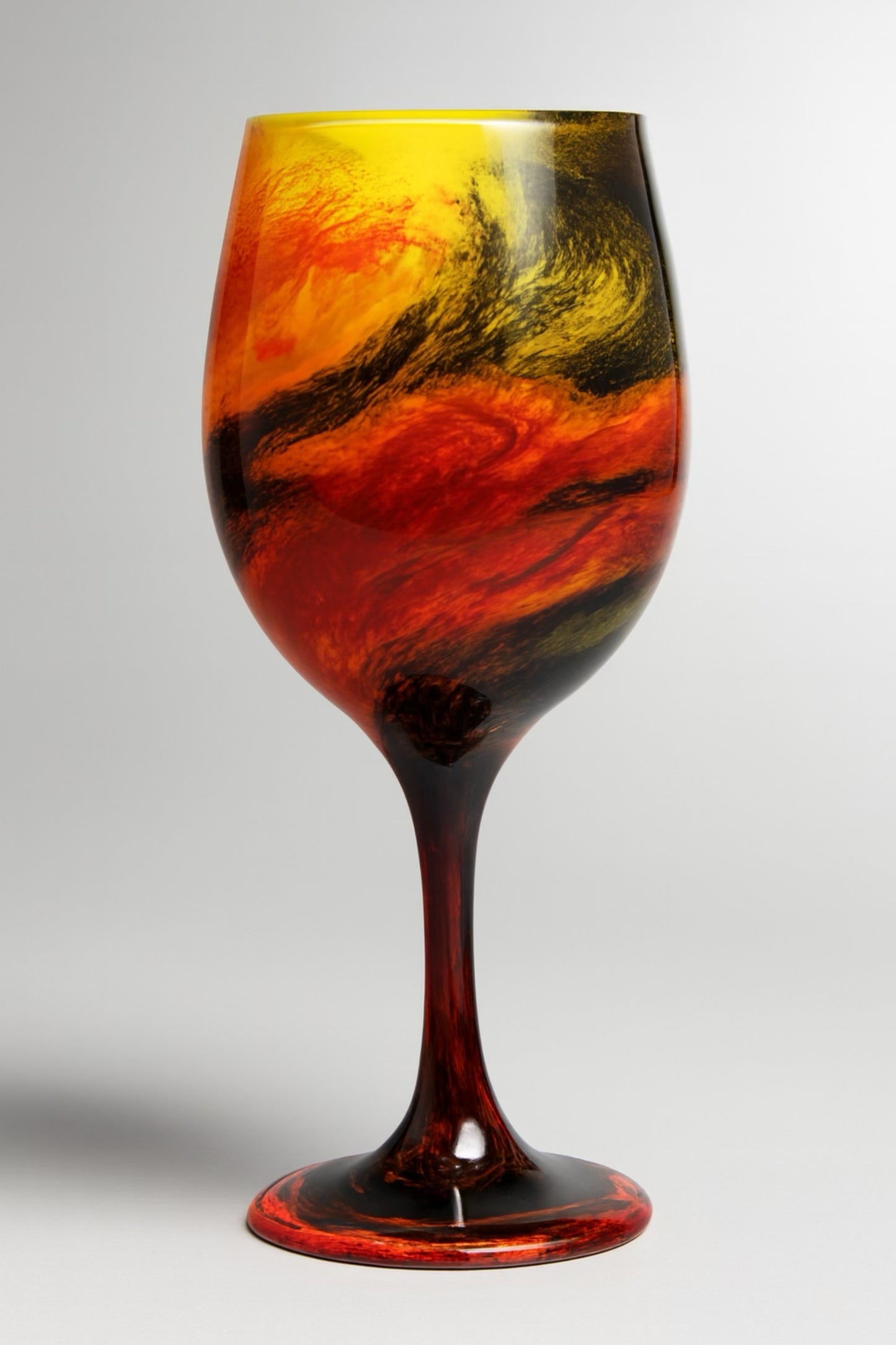 Artisan Phoenix Fire Wine Glasses & Drinkware