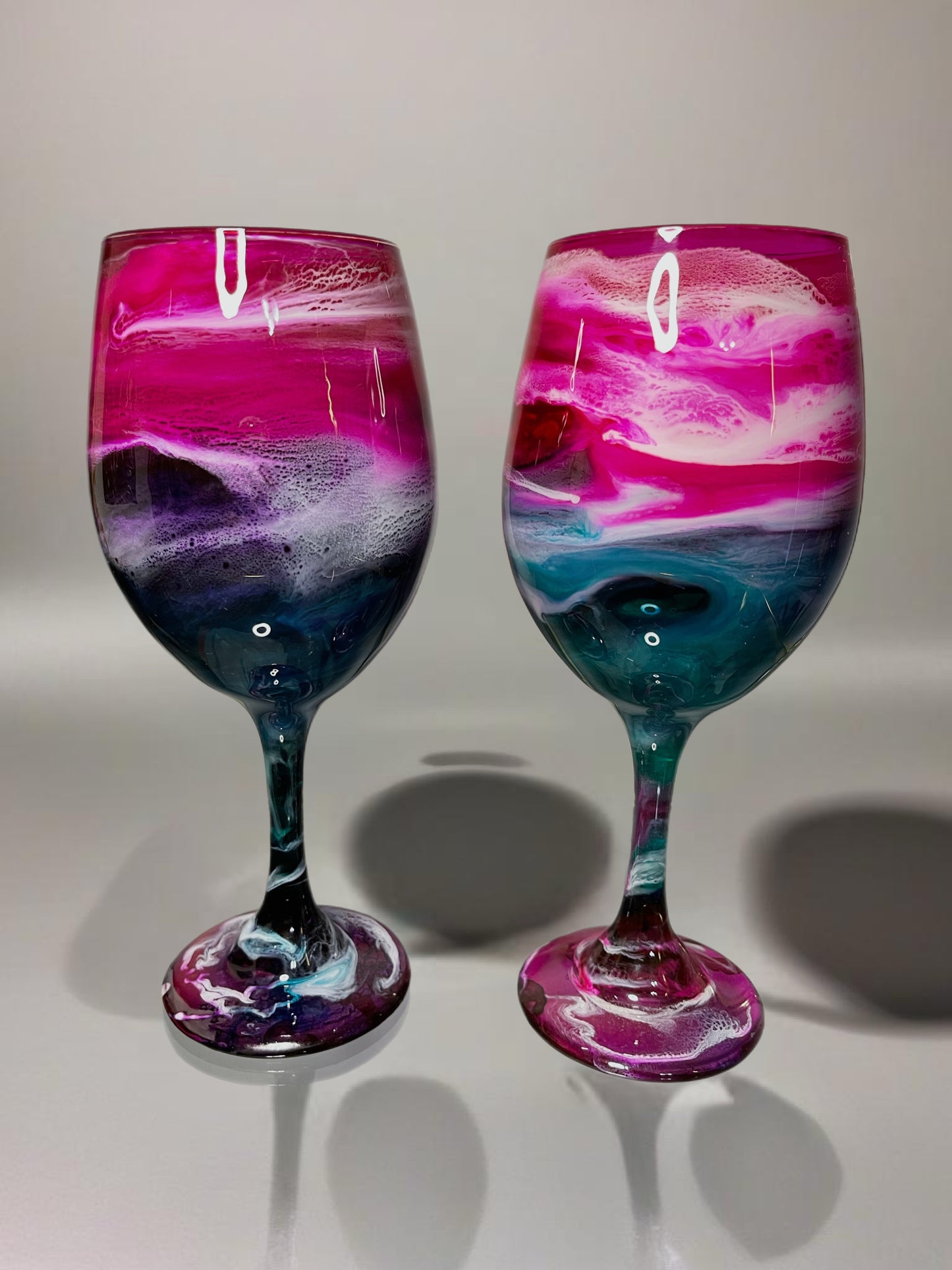 Watermelon Wine Glass-Handmade