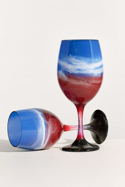 Artisan Patriot Sky Wine Glasses & Drinkware