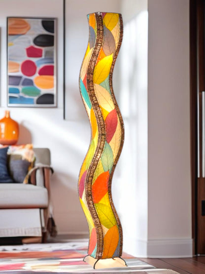 Wave Giant Floor Lamp - Handmade