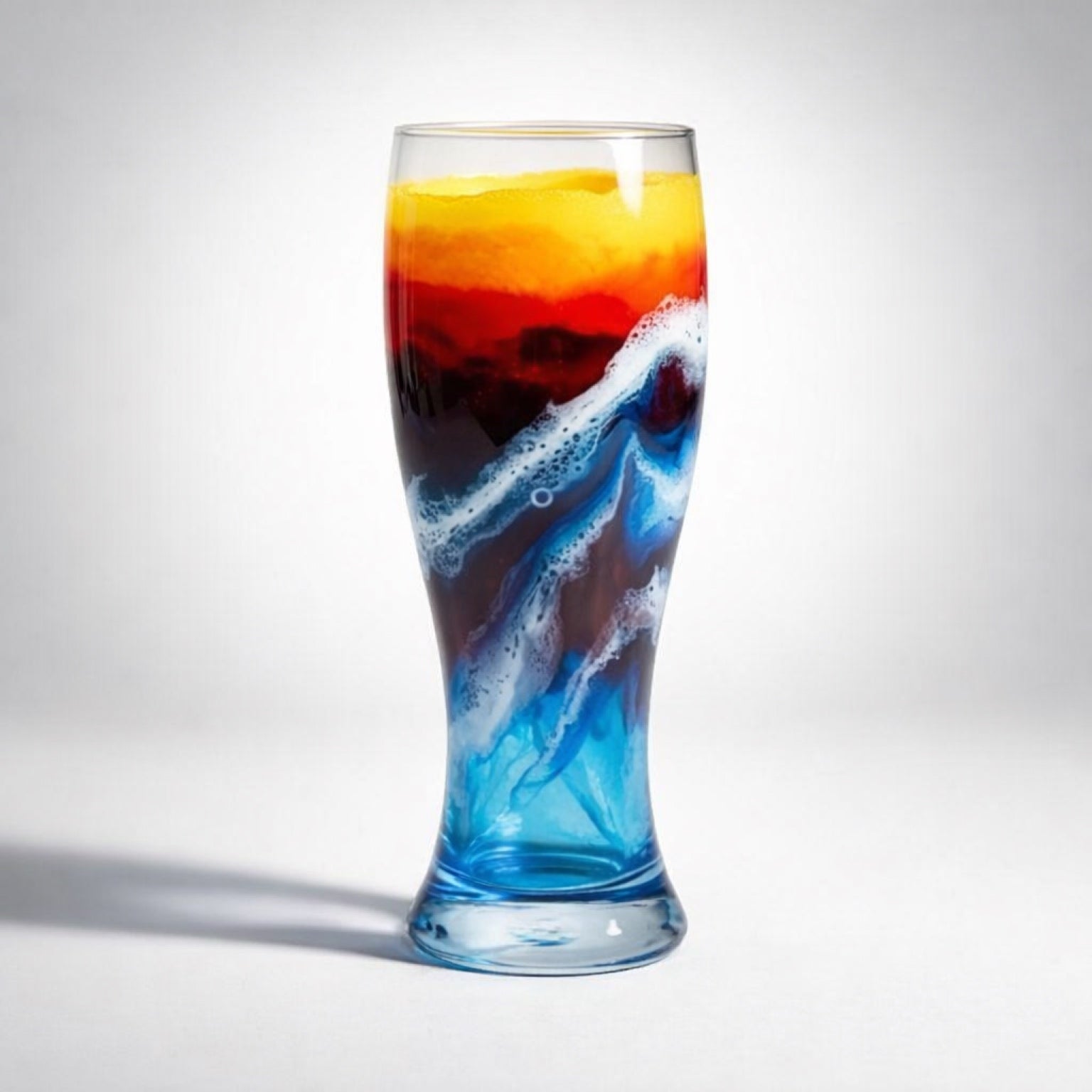 Gulf Afterglow Hand-Painted Glassware | Custom Wine, Champagne, Beer & Spirits Styles