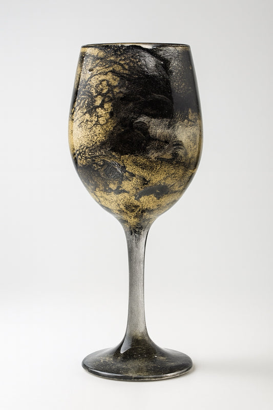 Artisan Pyrite Dust Wine Glasses & Drinkware
