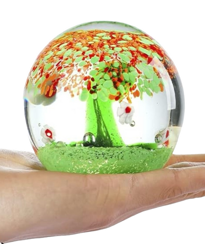 Tree of Life Glass Art Sculpture-Paperweight