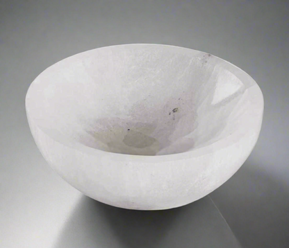 Selenite Round Trinket Bowl