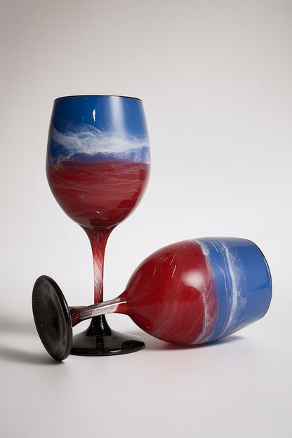 Artisan Patriot Sky Wine Glasses & Drinkware