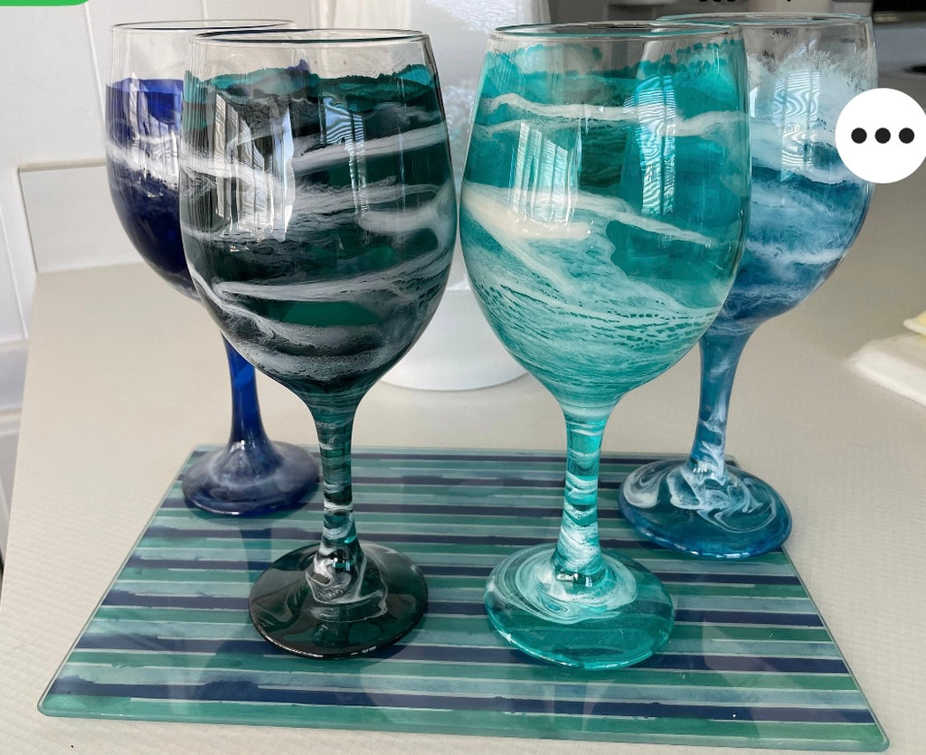 Artisan Ocean Wine Glasses & Drinkware