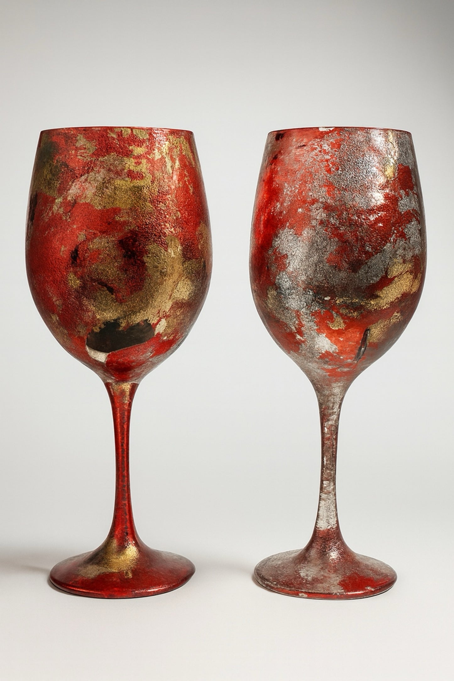 Artisan Holiday Foil Wine Glasses & Drinkware