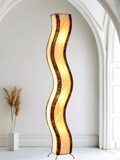 Wave Giant Floor Lamp - Handmade