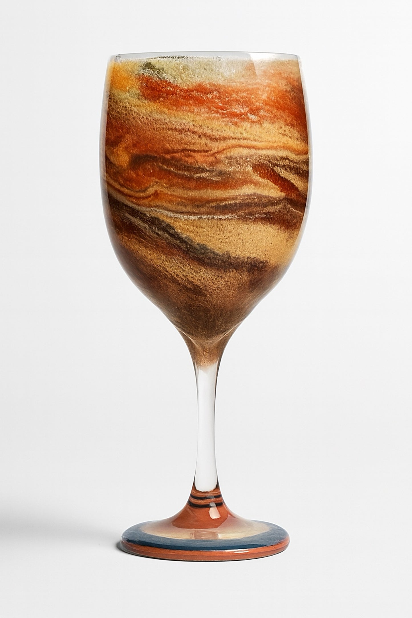 Artisan Desert Marble Wine Glasses & Drinkware