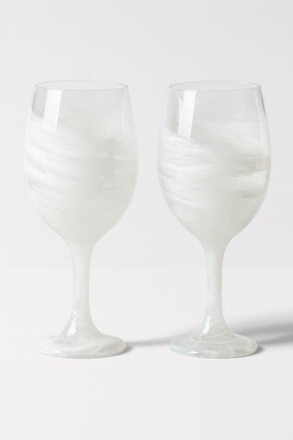 Artisan Cloud Wine Glasses and Drinkware