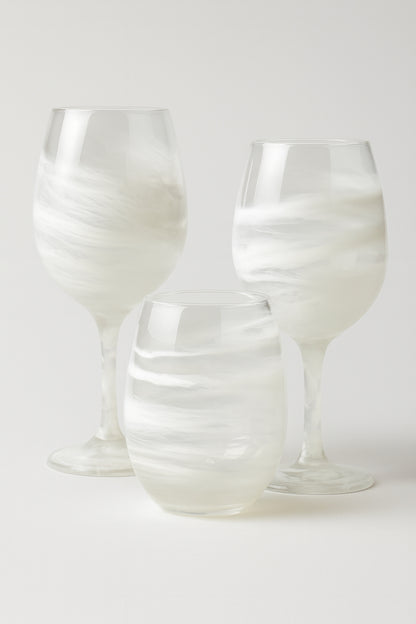 Artisan Cloud Wine Glasses and Drinkware