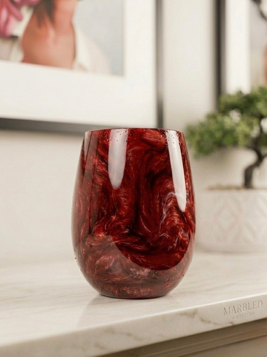Rubescence Hand-Painted Glassware | Custom Wine, Champagne, Beer & Spirits Styles