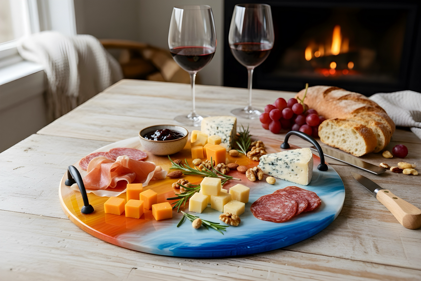 Serving Tray-Charcuterie Board-Sunset Design