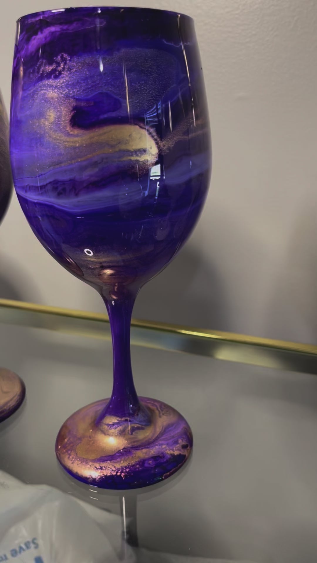 Artisan Imperial Violet Wine Glasses & Drinkware