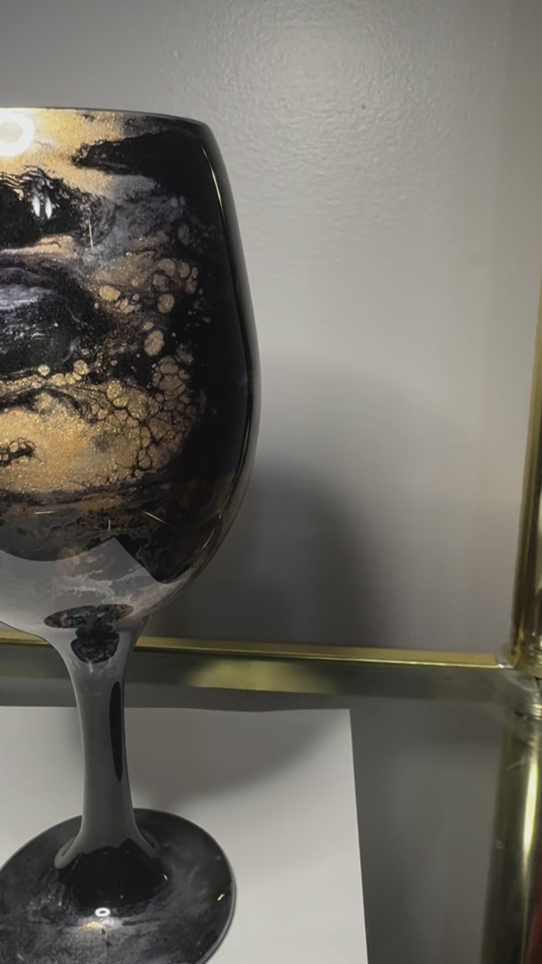 Artisan Pyrite Dust Wine Glasses & Drinkware