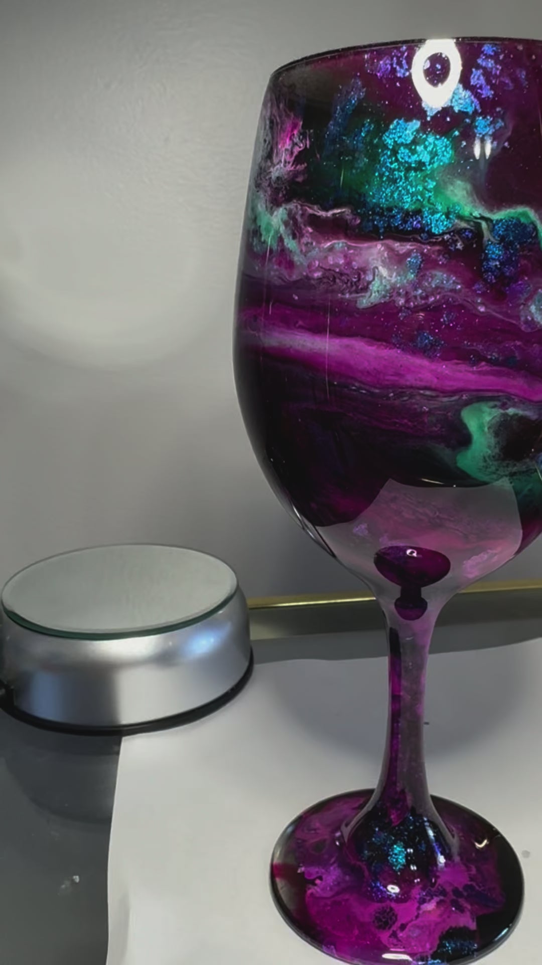 Artisan Interstellar Glow Wine Glasses & Drinkware